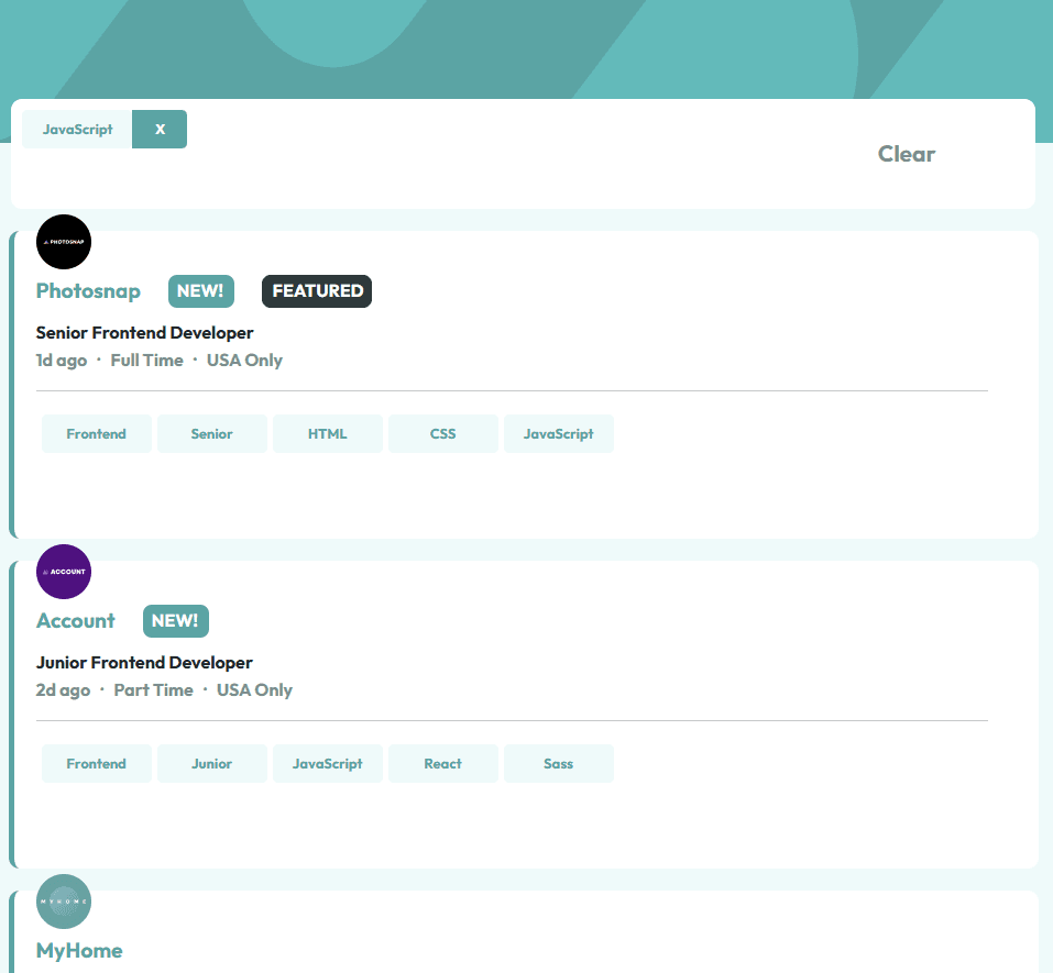 Imagen del proyecto: Filter Items by Tags