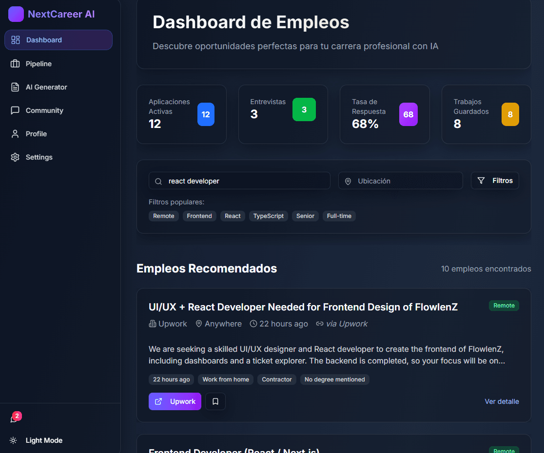 Imagen del proyecto: NextCareer-AI